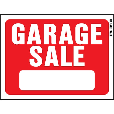 Hy-Ko Garage Sale Sign 8.5" x 12", 10PK A20606